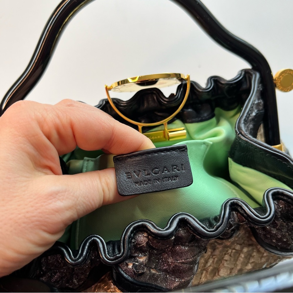 Bvlgari Python Clutch - image 5